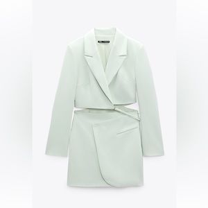 Zara mint green dress